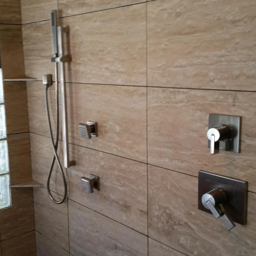 Shower fixture installation for Water Heater Replacement in Kennebunk